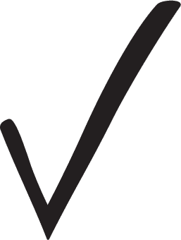 Checkmark.