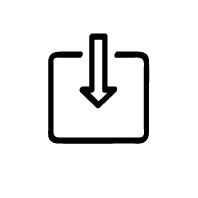 Interton downloads icon. 