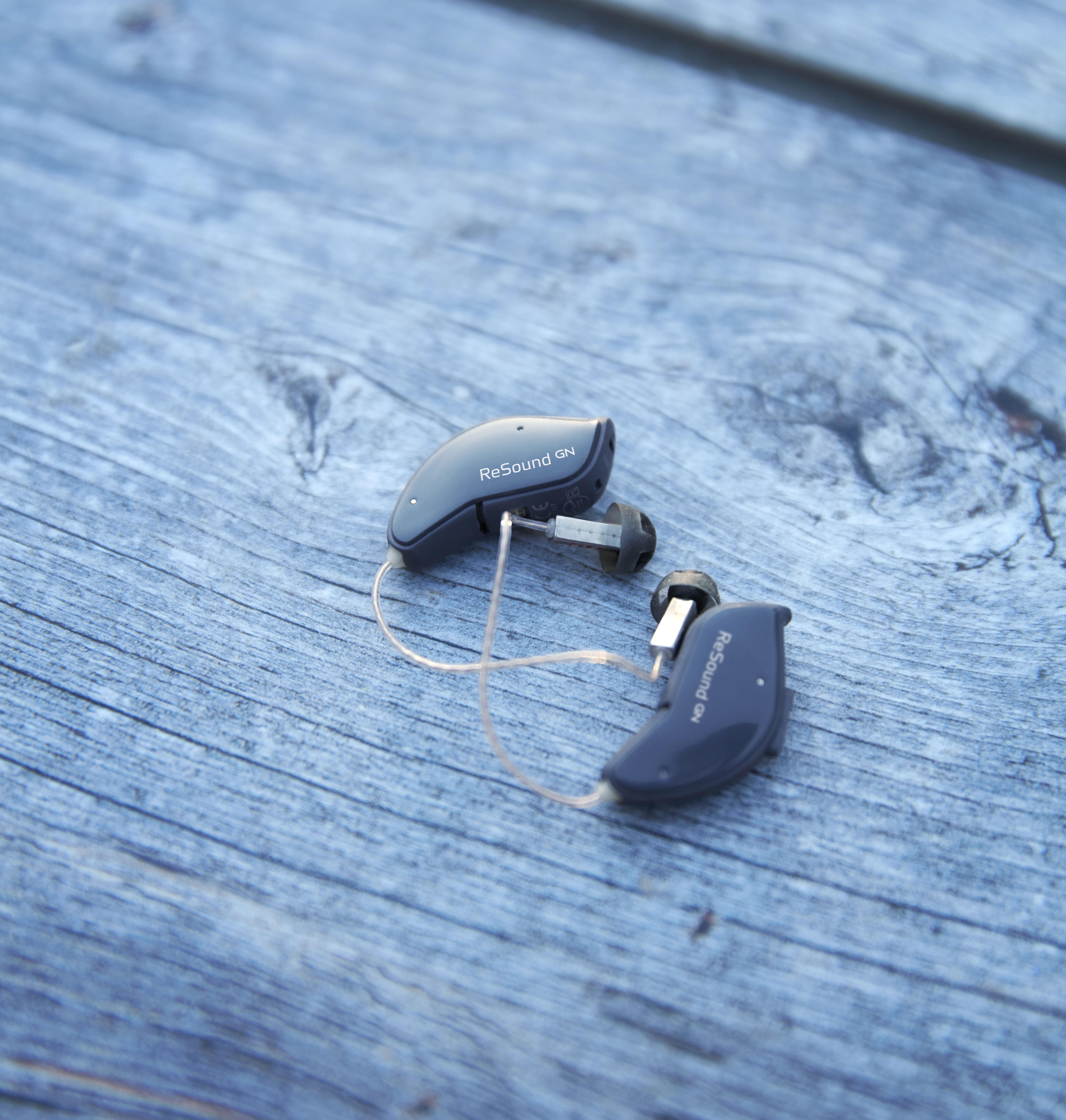 Pair of ReSound LiNX 3D hearing aids. 
