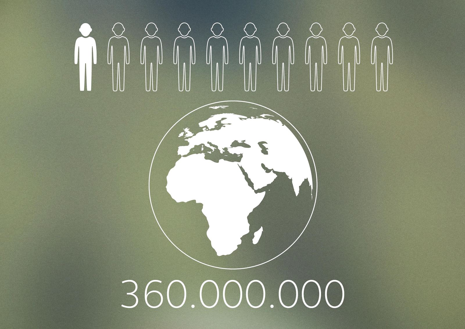 360 million people around the world have hearing loss.