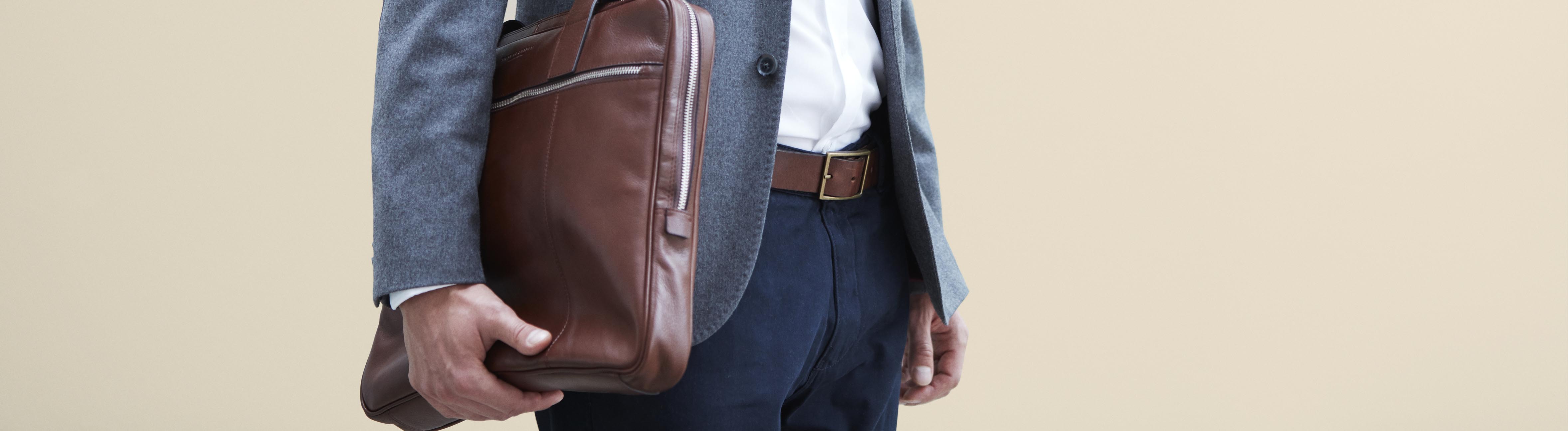 Man ready for a job interview.